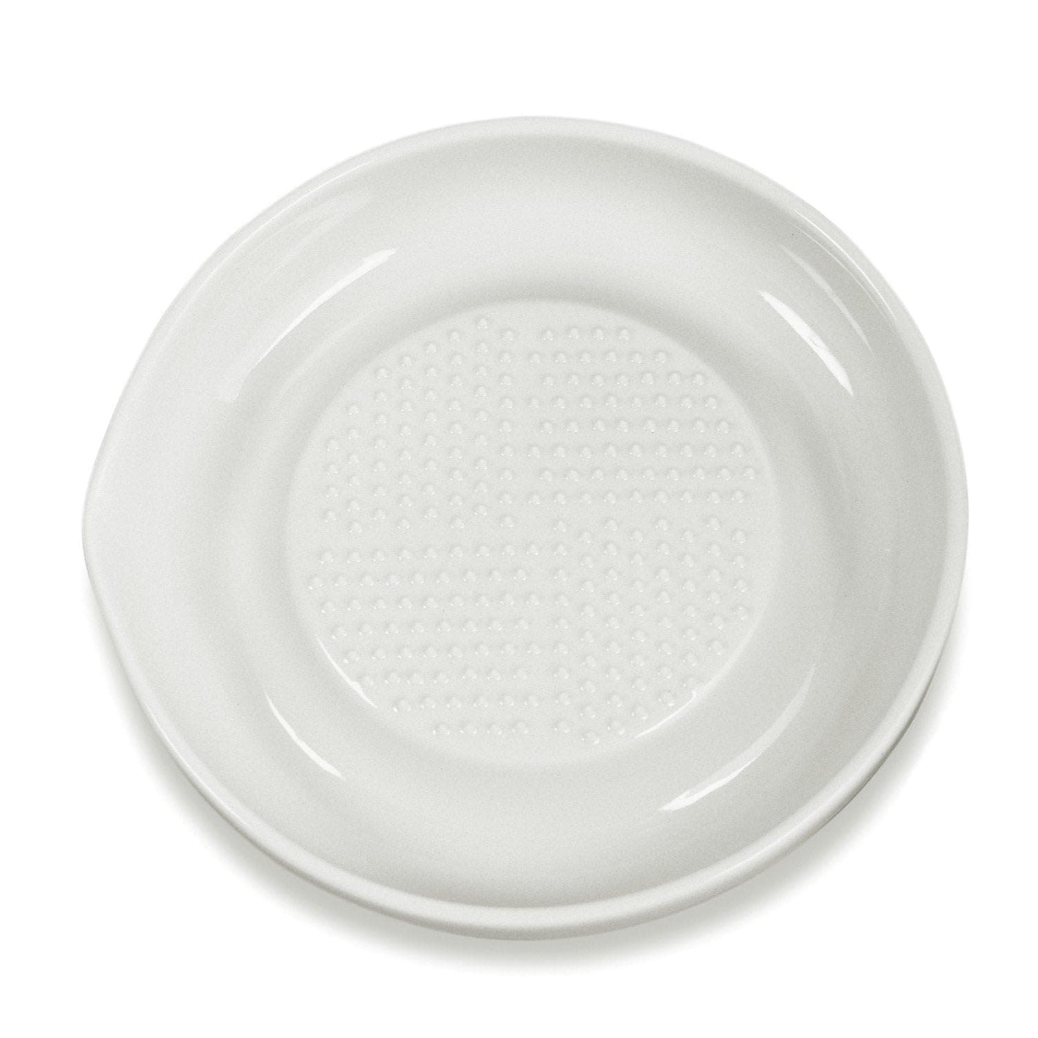 Kyocera 6.5" Ceramic Ginger & Garlic Grater, Medium – Fine Zester for Cheese, Citrus, Chocolate & More – Non-Slip, Rust-Proof, Dishwasher Safe