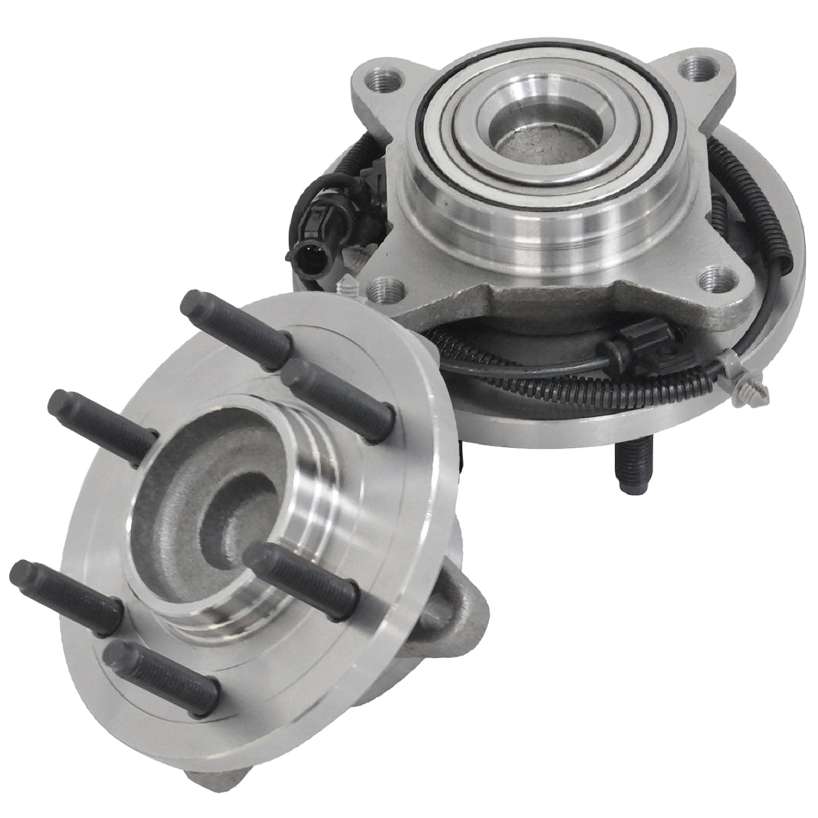 BRTEC 515117 2 Pack Front Left/Right Wheel Hub and Bearing Assembly for Ford Expedition 2010 / F-150 2009-2010, for Lincoln Navigator 2010 Pair 6 Lugs w/ABS