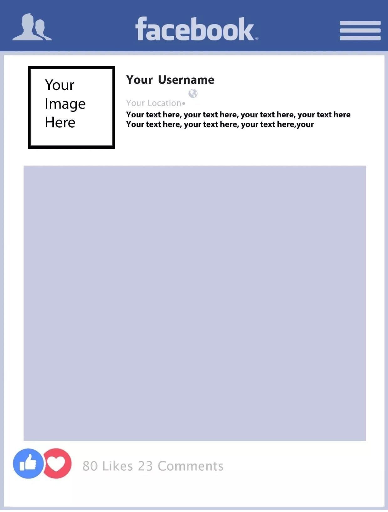 Personalised Cardboard Cutouts Social Media Selfie Frame A1