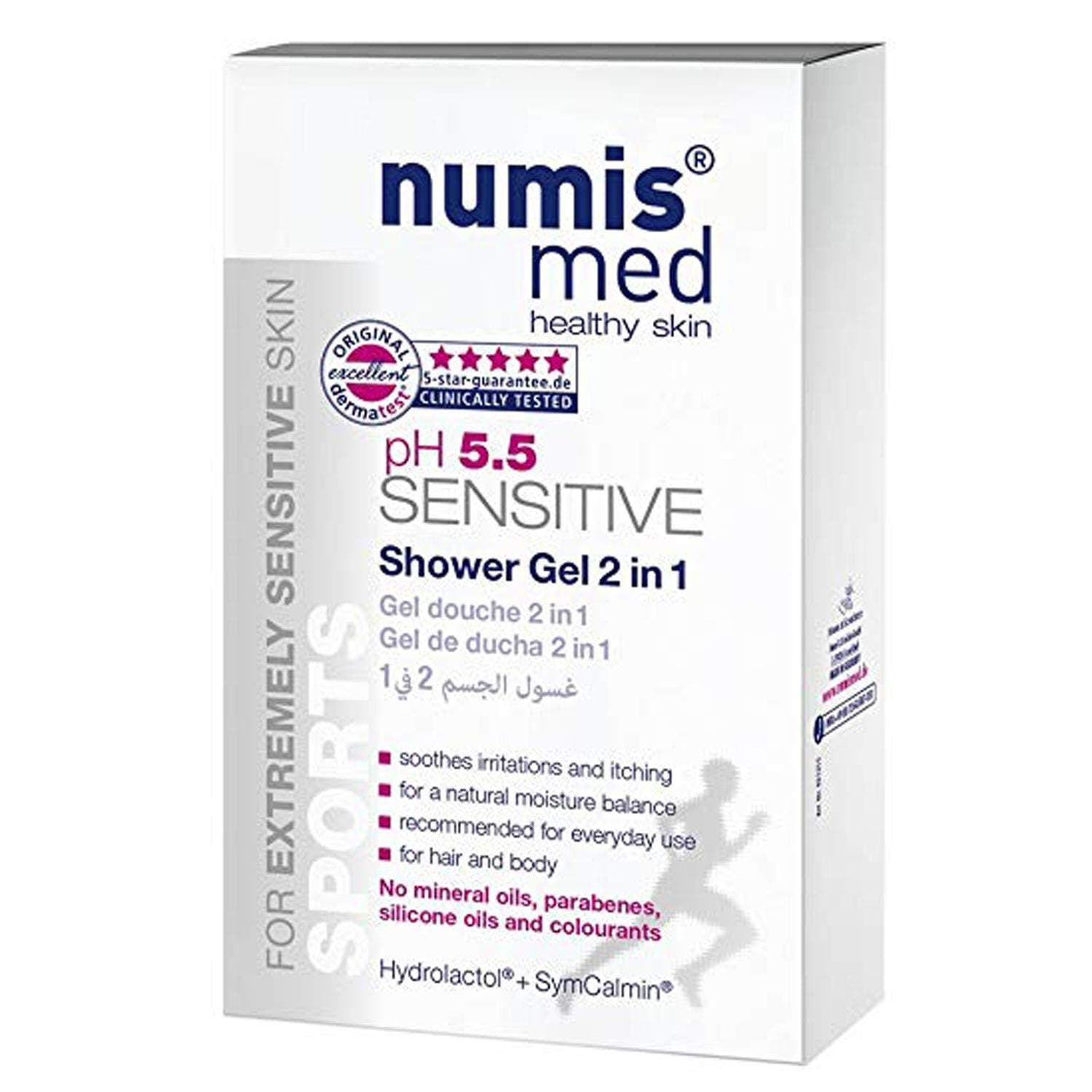 Numis Med2 In 1 Sensitive Shower Gel Ph 5.5