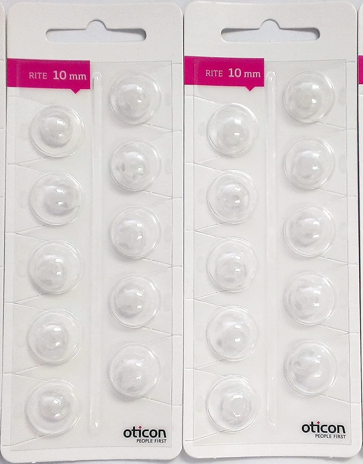 (20 Pack) Oticon 10 mm Open Domes for: Agil, Agil Pro, Acto, Acto Pro, Dual, Epoq and Delta.