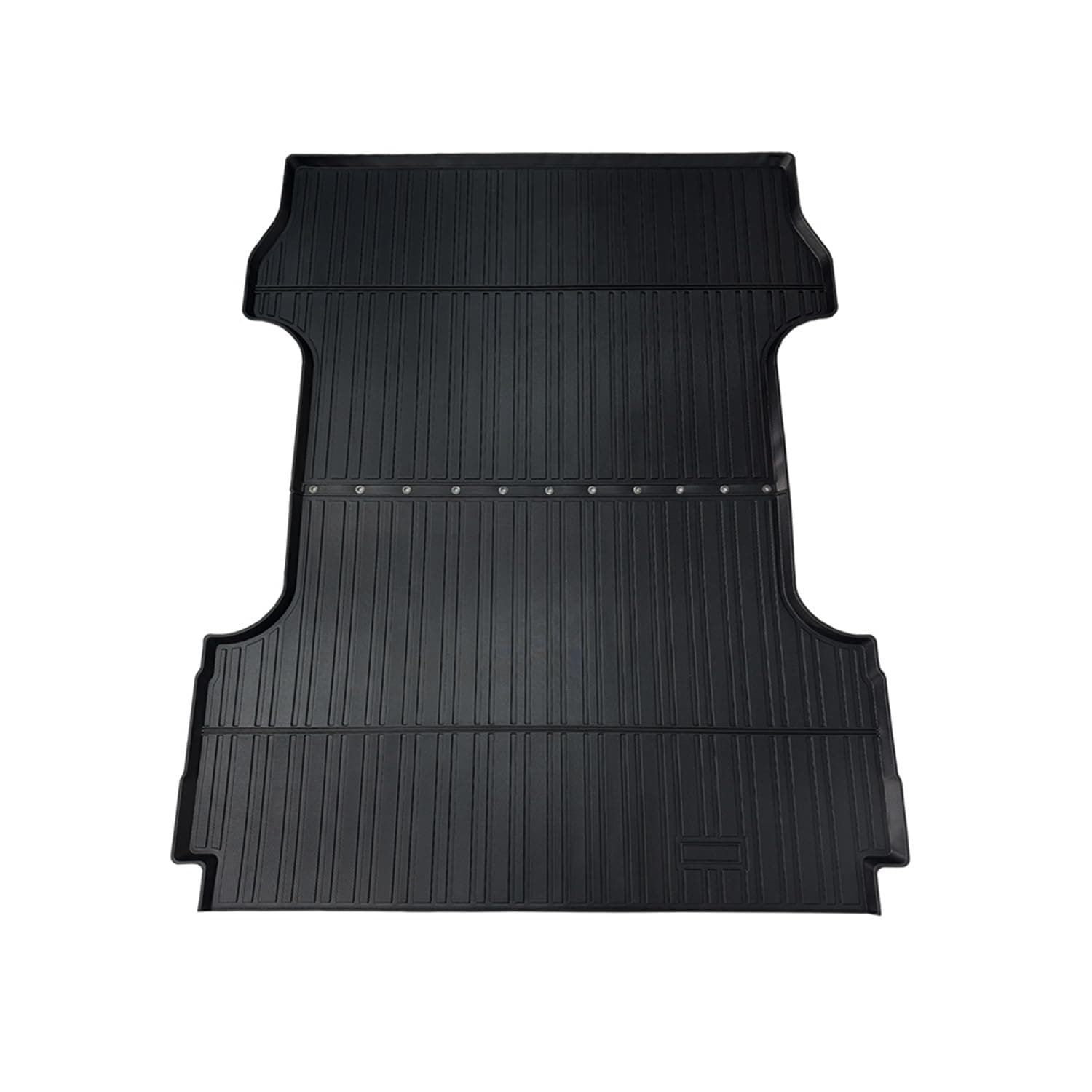 TuningPros TM-1036 Car Trunk Mats Set Compatible with 2023-2024 Ford F-250 Crew Cab | 1 pcs Cargo Liner Black Car Mats | Custom Fit Non-Slip Rubber Trunk Cover Mat