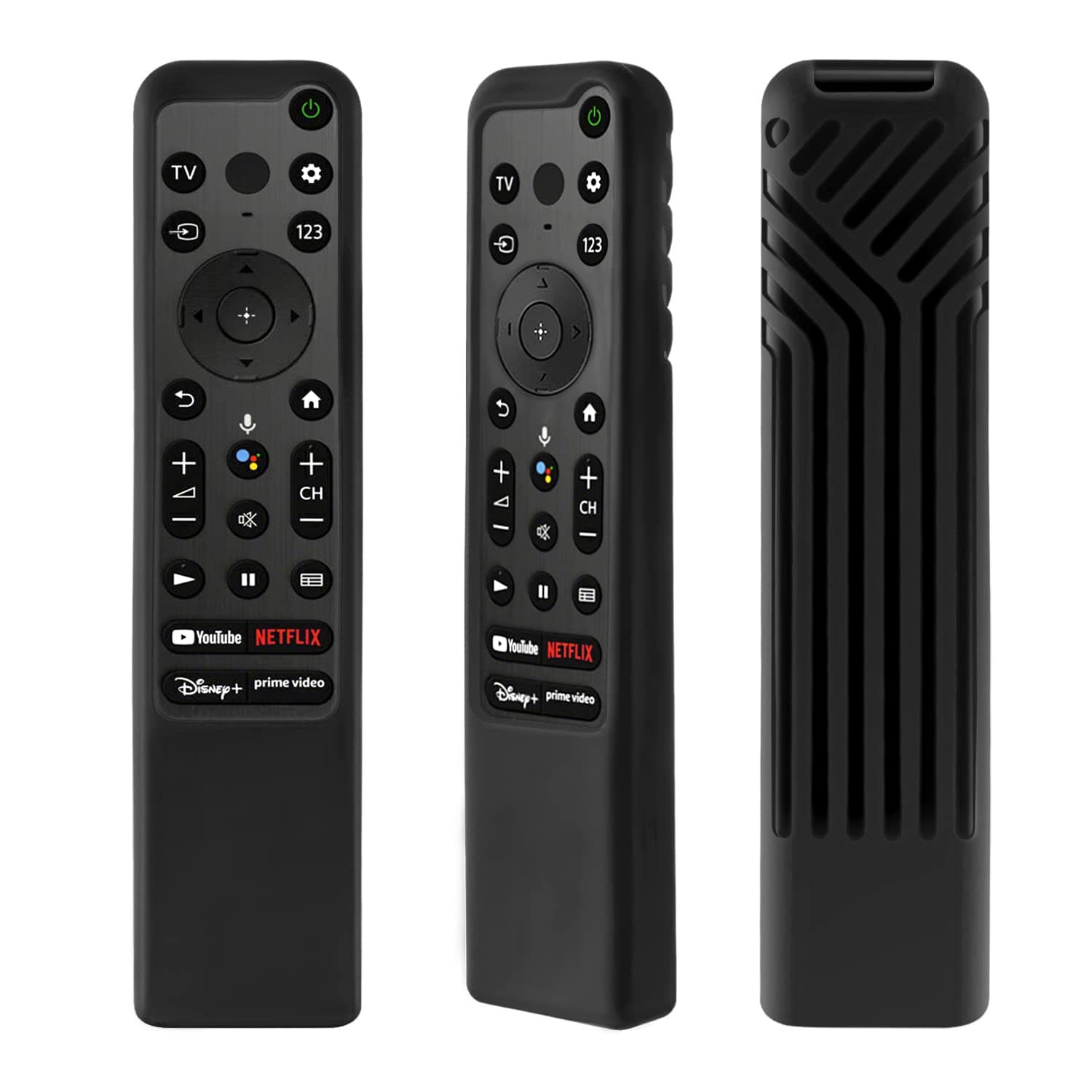 Protective Remote Case Fit for Sony Bravia 2022/2023 TV Remote Control RMF-TX810U/TX800U/TX800P/TX800C RMF-TX910U/TX900U/TX900C/TX900P, Remote Cover Shockproof, Anti-Slip - Black