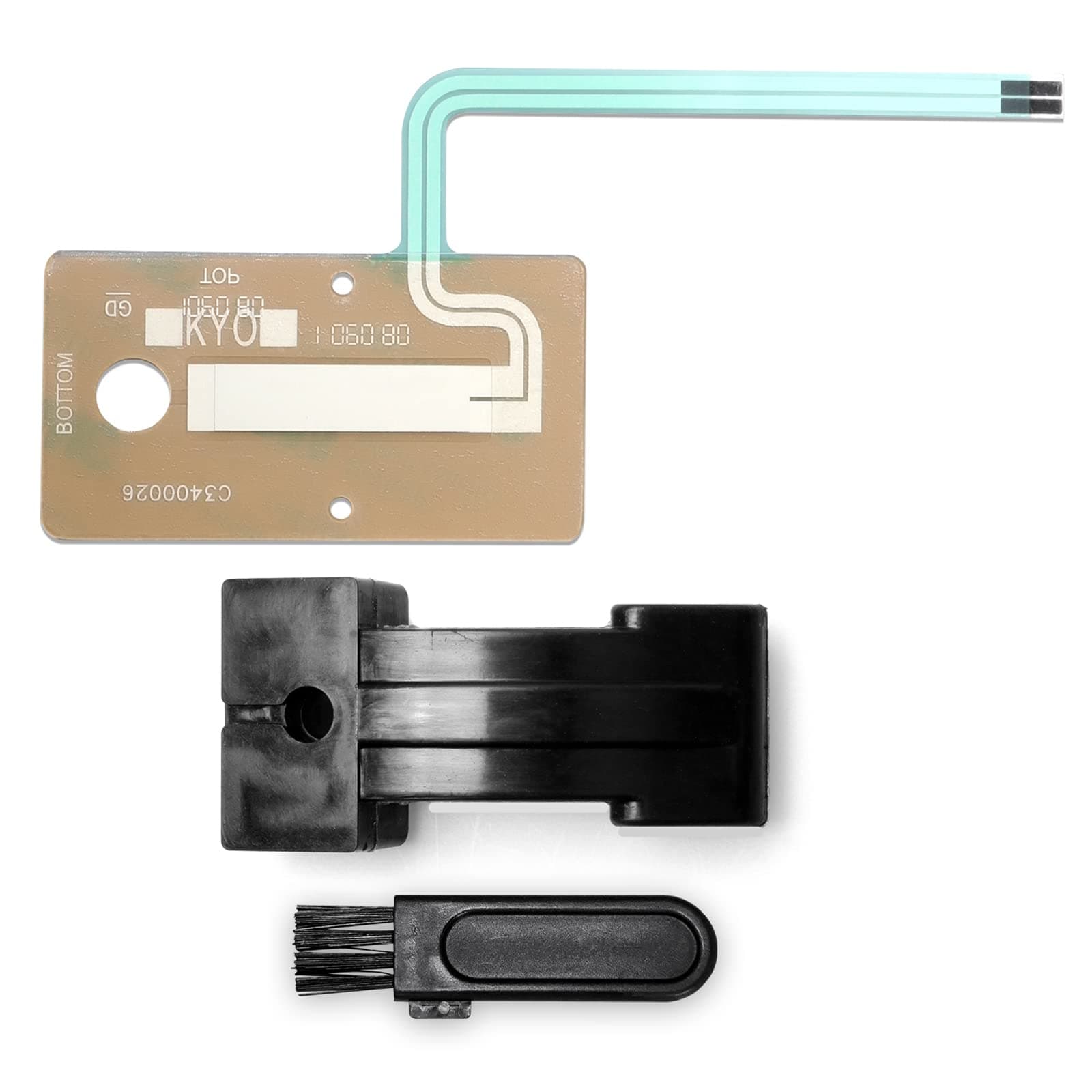 HUAYUWASensor Actuator Fits for ROLAND FD-8, TD-4 TD-9 TD-11 TD-15 TD-17 Electric Drum Hi Hat Pedal Rubber Parts (1 Pedal Rubber and 1 Sheet Sensor)