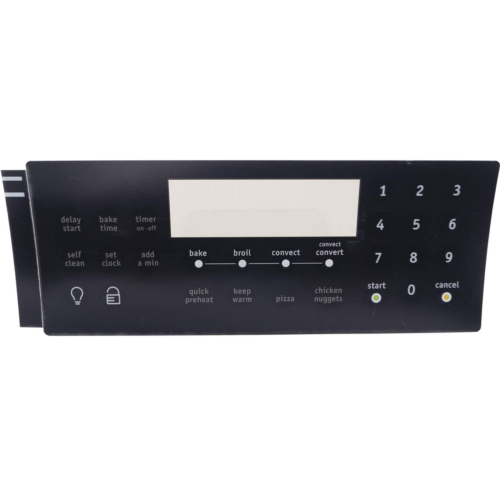 Supplying Demand 316419821 1513359 Range Black 28 Button Clock Overlay Replacement Model Specific Not Universal