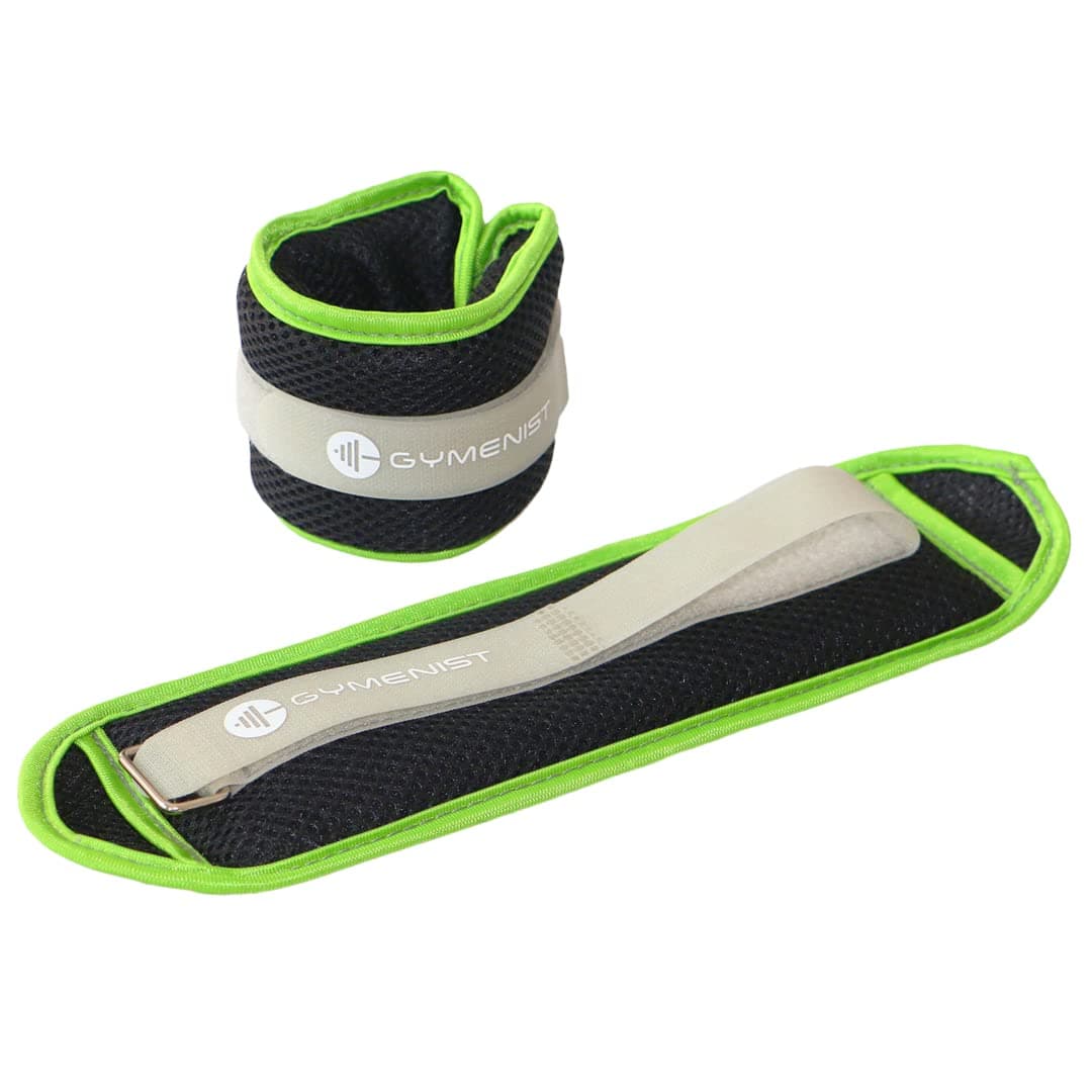 Gymenist Water Proof Ankle Weights With Adjustable Strap Great For Swimming And All Water Sports Activities