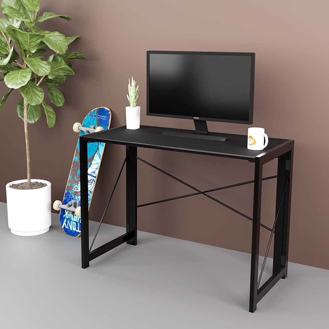 FURLAY Desk (Attic - Black)