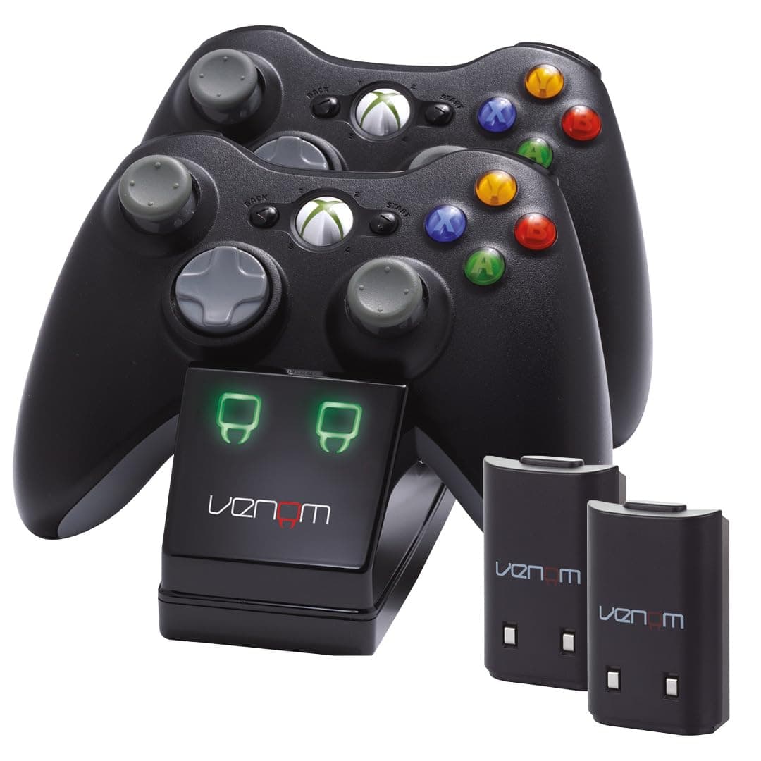 Venom Twin Charging Cradle: Black (Xbox 360)