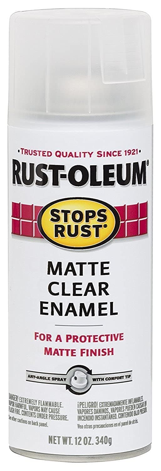 Rust-Oleum 285093 Stops Matt Clear Spray Paint