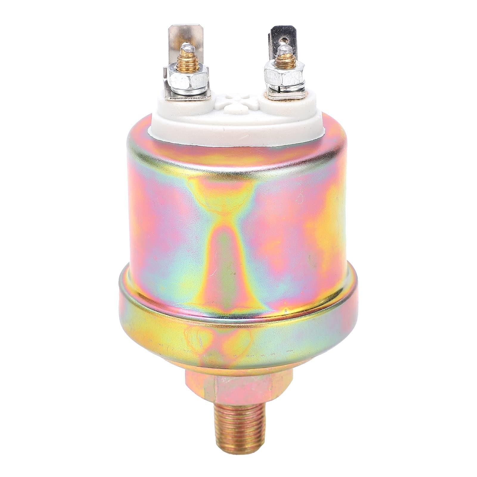 Ubervia® Oil Pressure Sensor, 1/8NPT Thread Double Head Engine Oil Pressure Sensor for Engine for Industrial Automation Environments