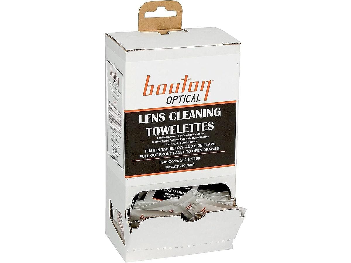 Bouton Optical 252-LCT100 Lens Cleaning Towelette Dispenser, Large