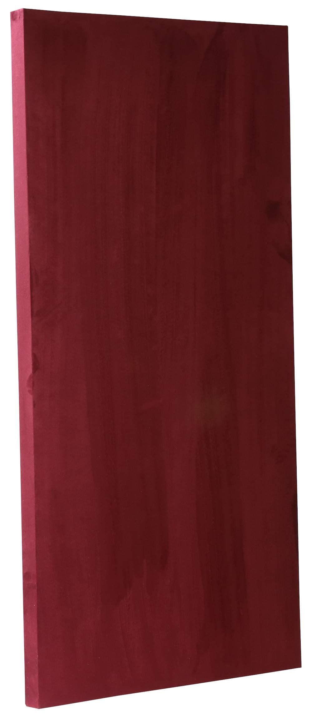 ATS Acoustic Panel 24x48x2 Inches, Square Edge, in Wine Microsuede