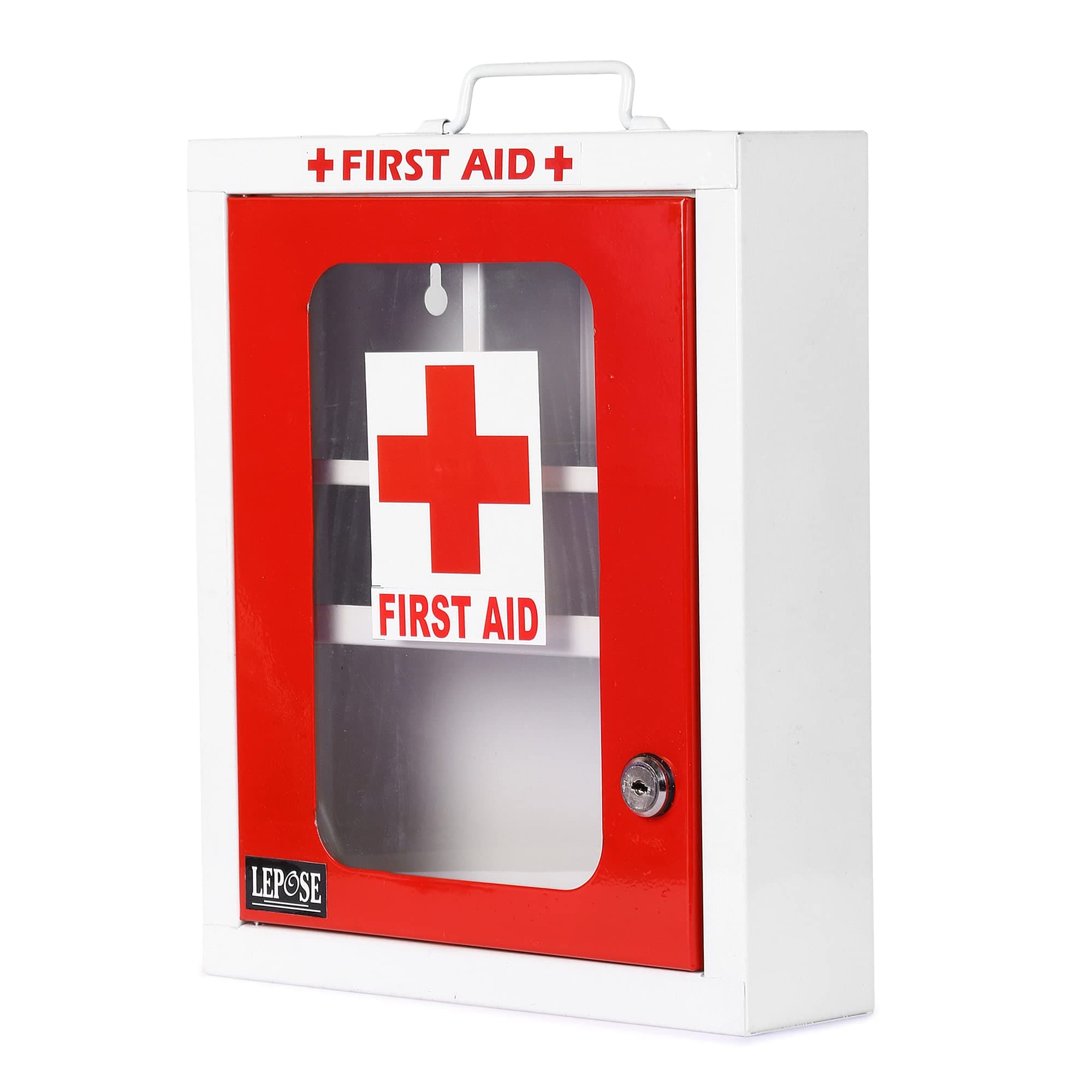 Lepose Wall mountable Metal First Aid Box/Emergency Medical kit/First Aid Box for School, Office/Home,Multi Partation……