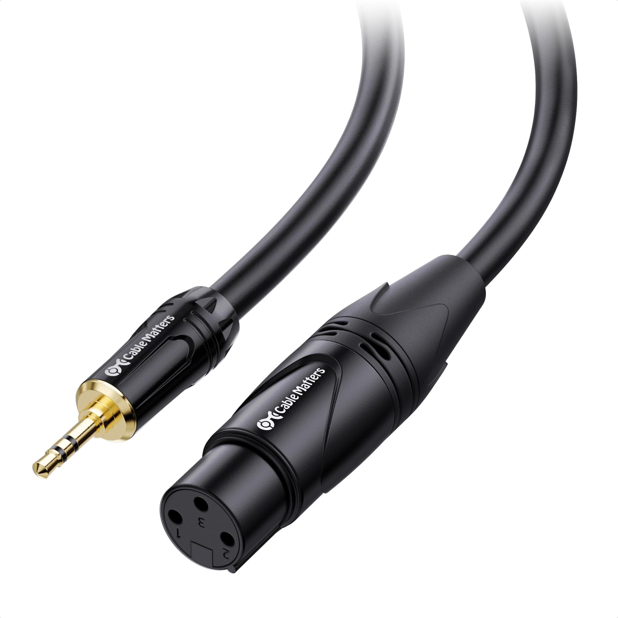 Cable Matters (1/8 Inch Unbalanced 3.5mm to XLR Cable 1.8 m Male to Female, XLR to 3.5mm Cable