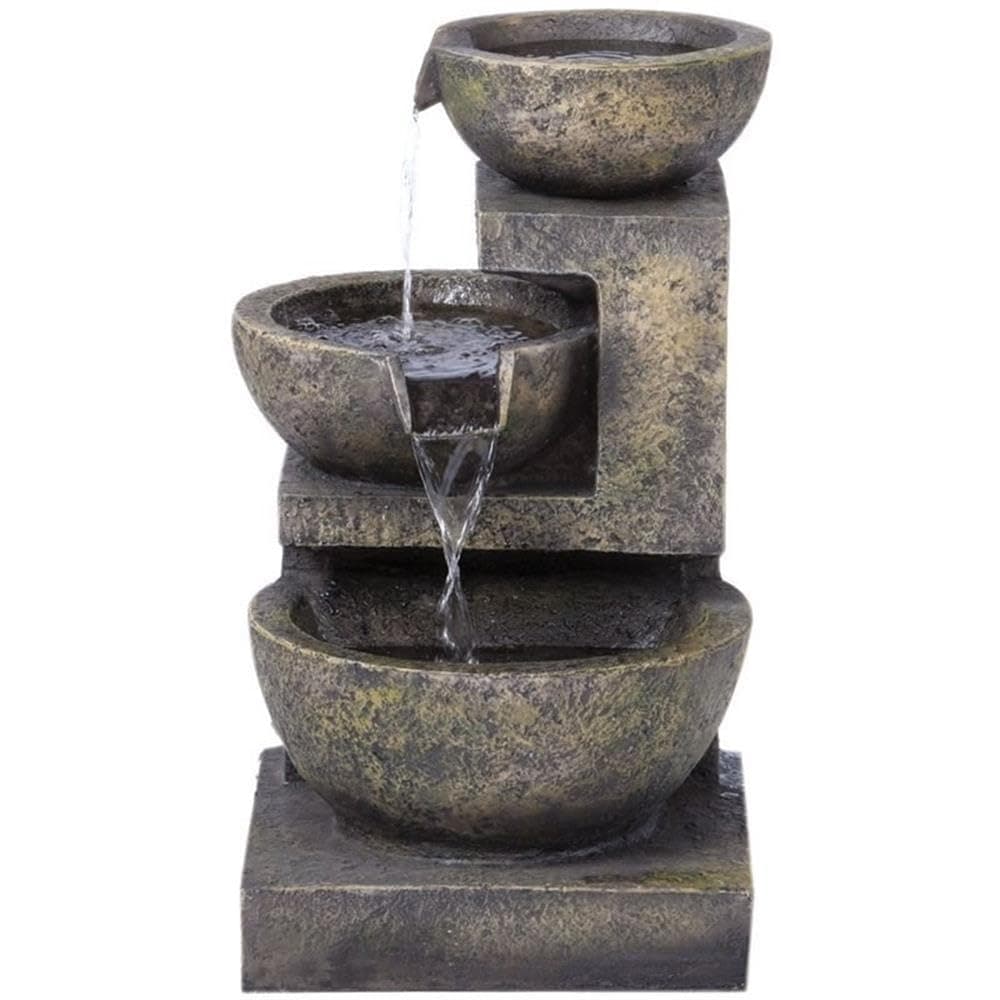 Rocca Resin Fountain, Brown