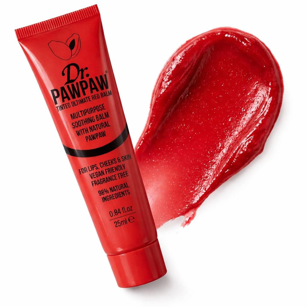 Dr.PAWPAW Tinted Ultimate Red Balm, Multi-Purpose, For Lips, Cheeks & Other Cosmetic Finishing, 25ml