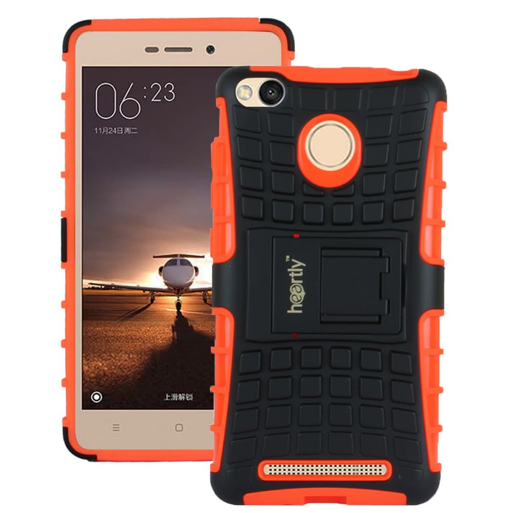 Heartly Bumper for Redmi Phone (TPU_Mobile Orange)