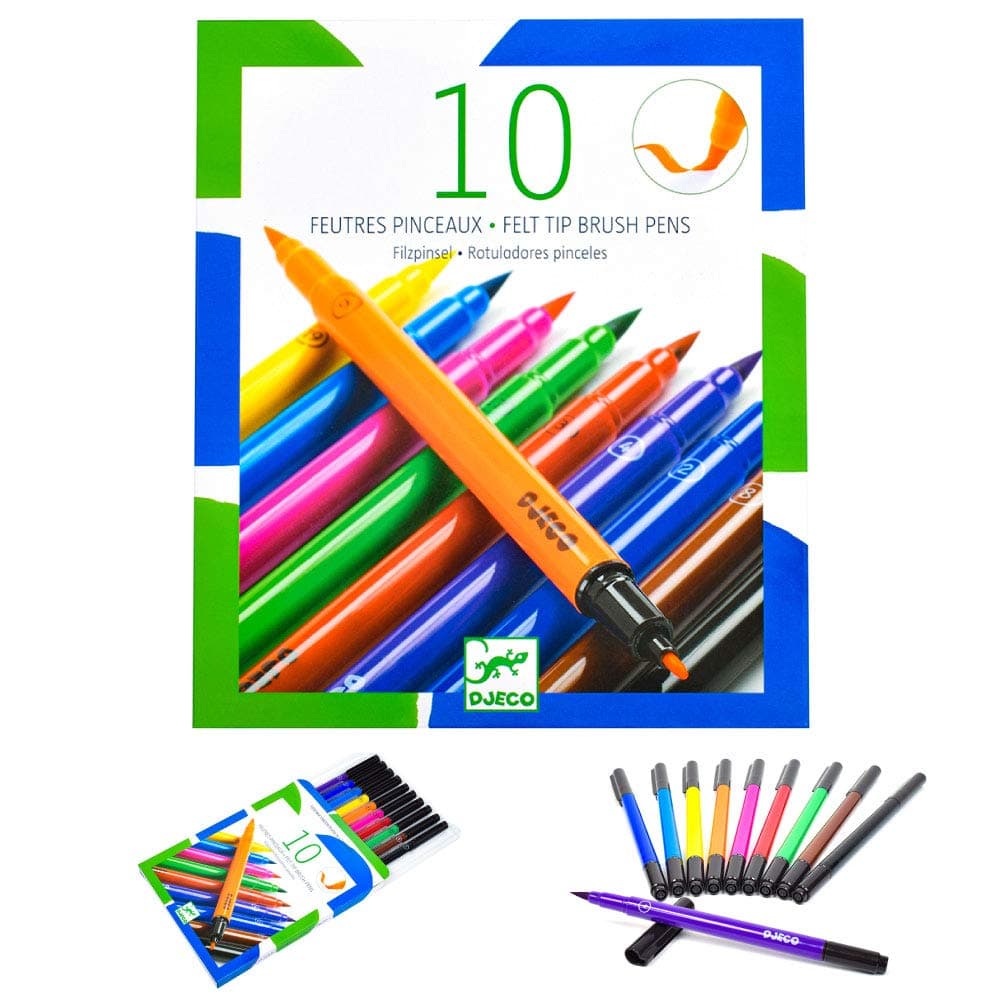 10 Classic Felt Tip Brushes