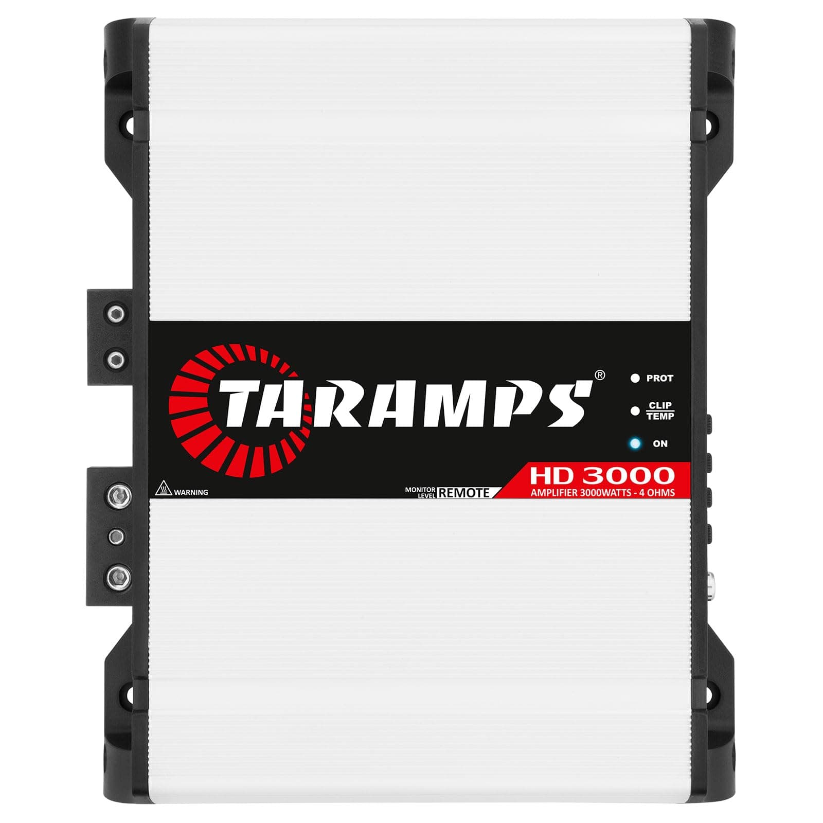 Taramps HD 3000 4 Ohms White 1 Channel Amplifier 3000 Watts RMS Digital, Crossover, Low/High Pass, Bass Boost, Gain Control, Car Audio System, Monoblock Full Range, LED Monitor Indicator, HD 3k