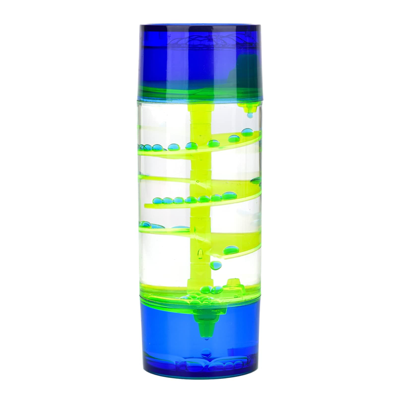 Liquid Motion Bubbler,1 Pack Cylinder Liquid Timer for Sensory Play,Calming Relaxing Fidget Water Toy Stress Management for Kids and Adults,Home Office Desk Decor