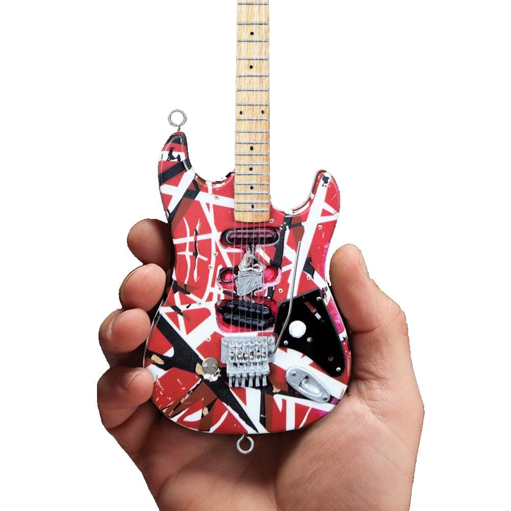- AXE HEAVEN EVH Minature Guitars EVH Frankenstein Mini Replica Guitar (EVH001)