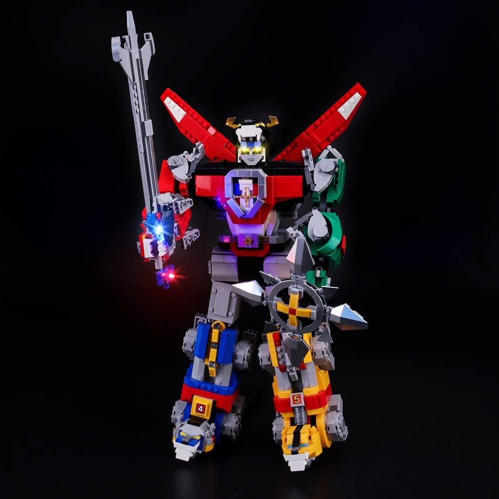 BRIKSMAX Led Lighting Kit for LEGO Ideas Voltron Legendary Defender- Compatible with Lego 21311 Building Blocks Model- Not Include The Lego Set