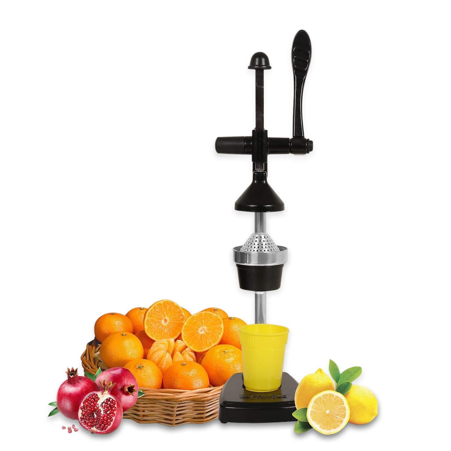 Pringle PHJ 1000 Aluminium Hand Press Citrus Fruit Juicer -Black