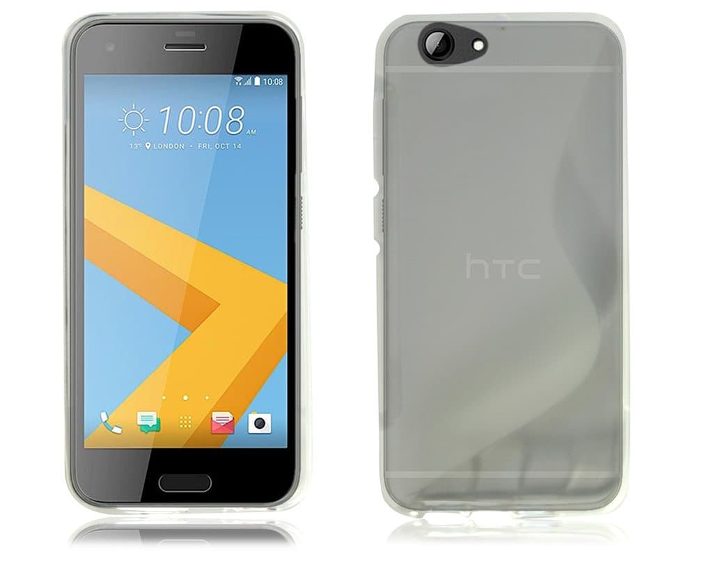 PIXFAB HTC One A9s Gel Silicone Rubber Clear Transparent Phone Case Cover For HTC One A9s