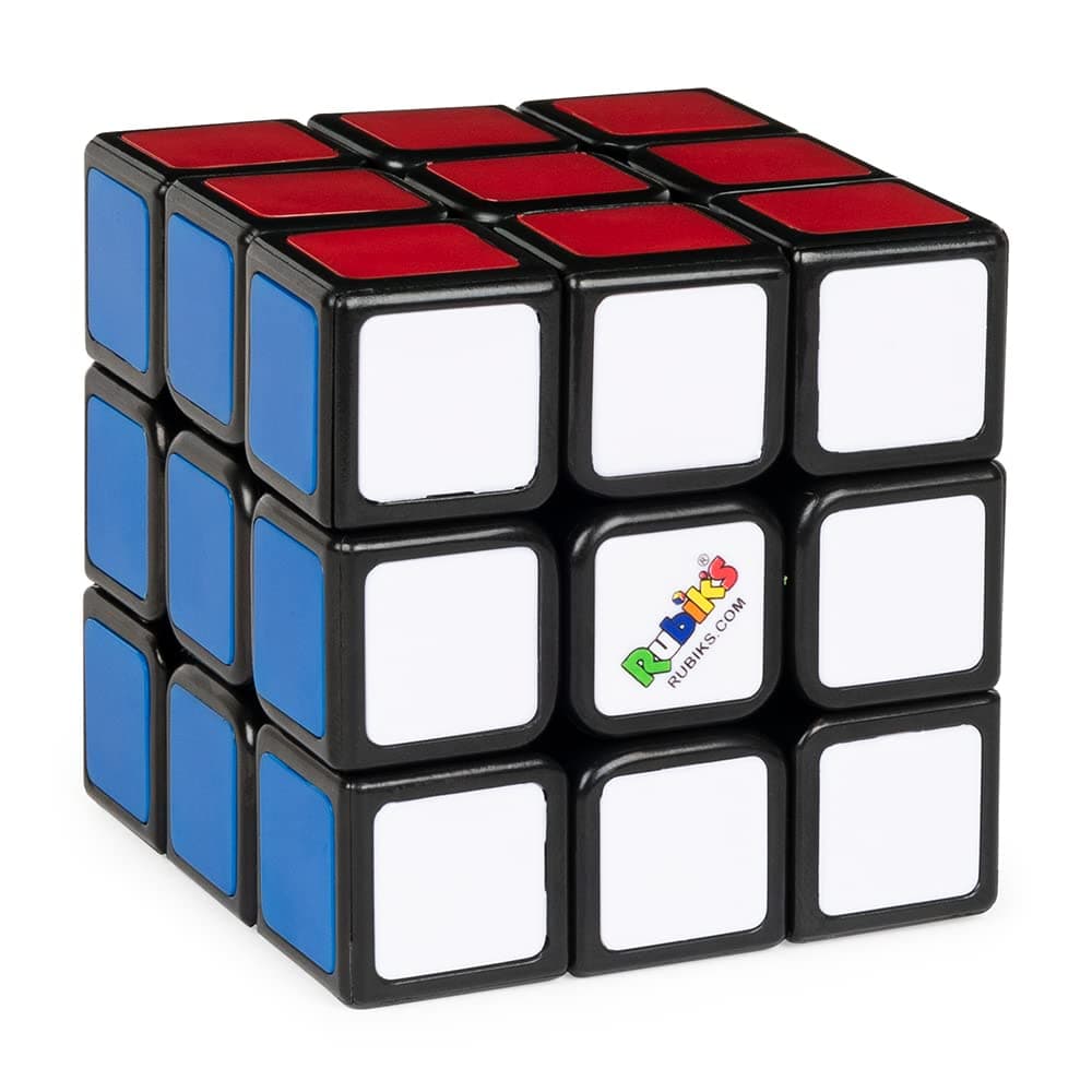 Rubik's 6063970, SPIN MASTER, Cube, Original, for children aged 8+, Professional Brain Teaser with Colour Cobination, Problem Solving, 3x3 Classic-New Version