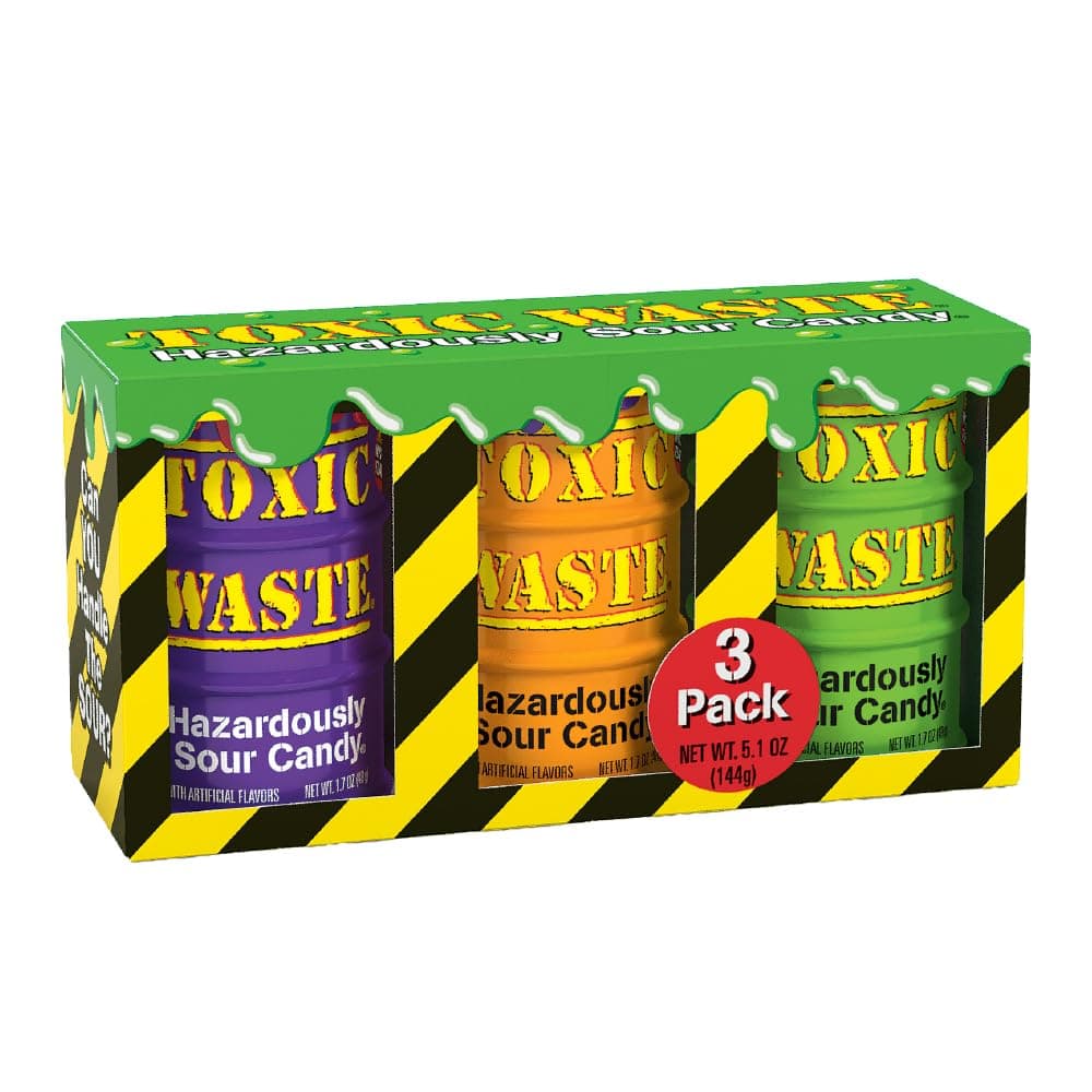 3 DRUMS TOXIC WASTE ULTRA SOUR CANDY