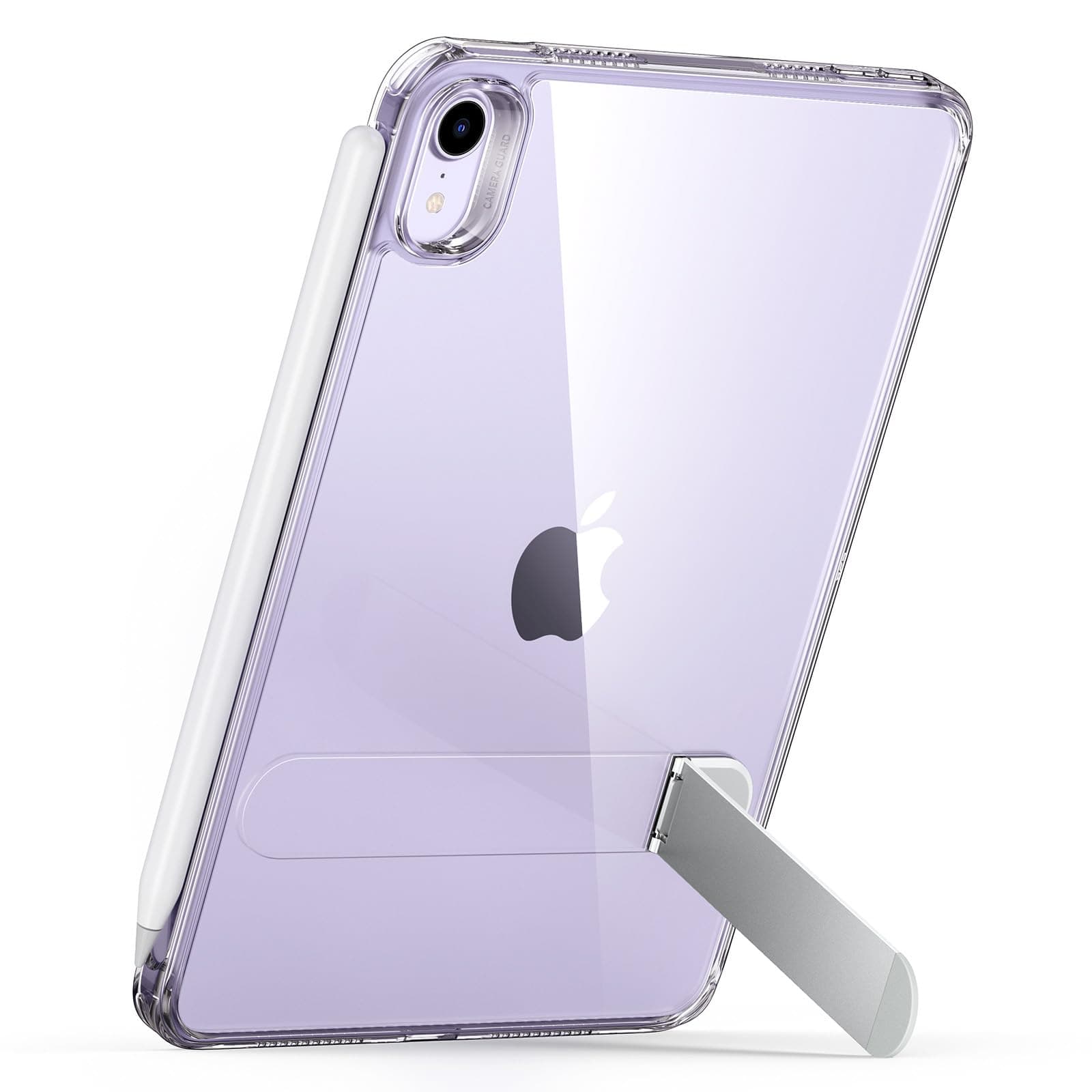 ESR for iPad Mini 7 Case 2024 (A17 Pro), iPad Mini 7th/6th Generation 8.3 inch Case with Stand, 3 Stand Modes, Slim and Light, Drop Protection, Supports Pencil Pro/USB-C, Boost Kickstand Cover, Clear