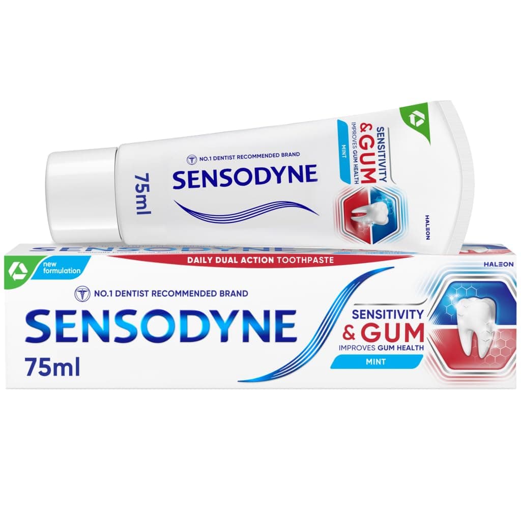 Toothpaste Sensitivity & Gum, Teeth Whitening Toothpaste for People with Sensitive Teeth and Gum Problems, 75ml