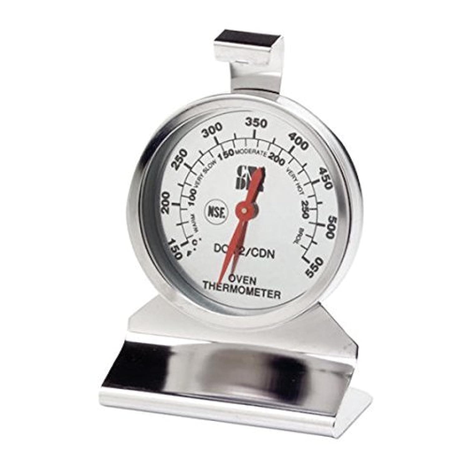 DOT2 ProAccurate Oven Thermometer, The Best Oven Thermometer for Instant Read in Food Cooking. Stainless Steel For Monitoring Oven Temperatures. Large Dial. NSF Certified.