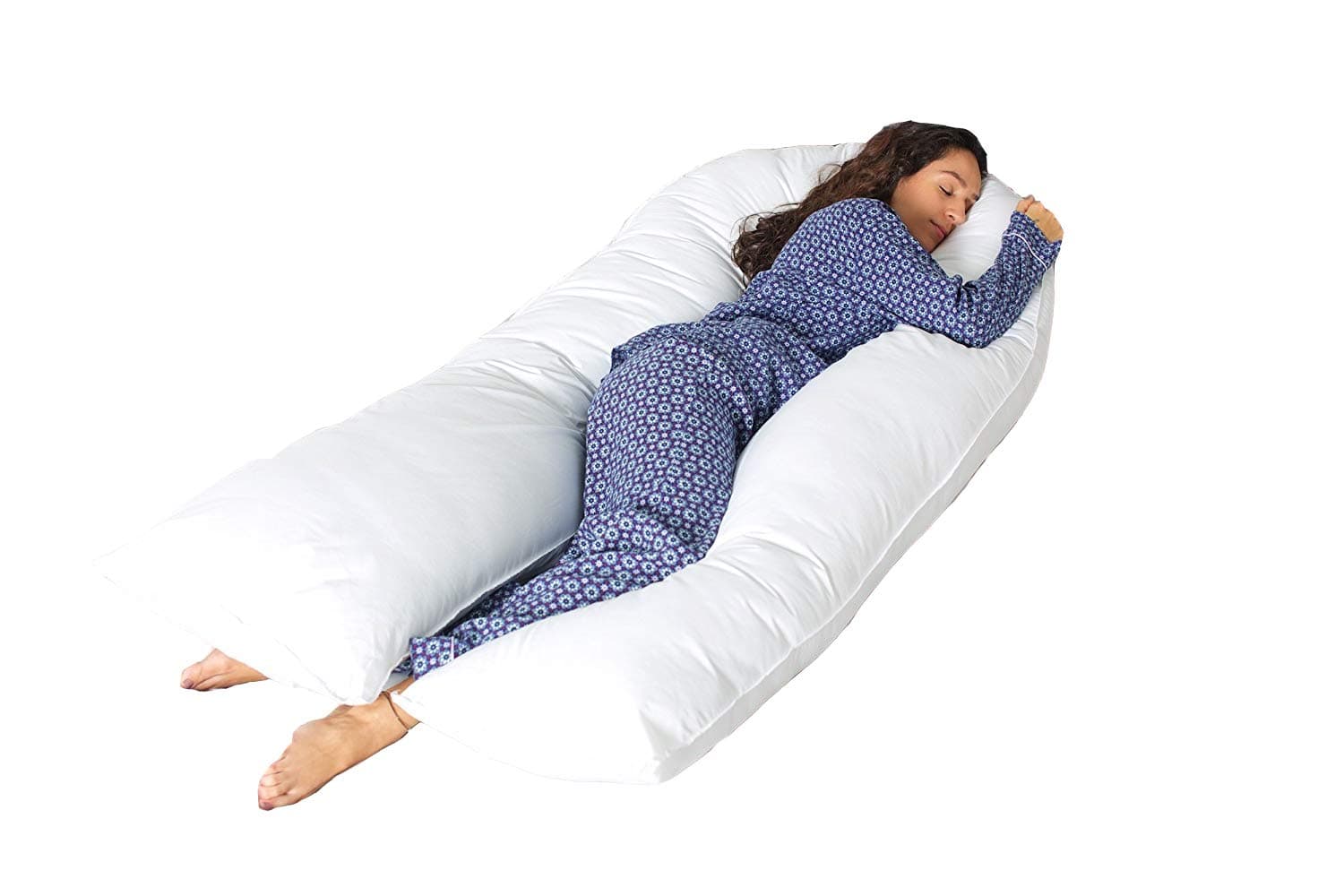 PregnancyPillows.Net (TM) U-Shape Body Support Pregnancy Pillow & Maternity Pillow White