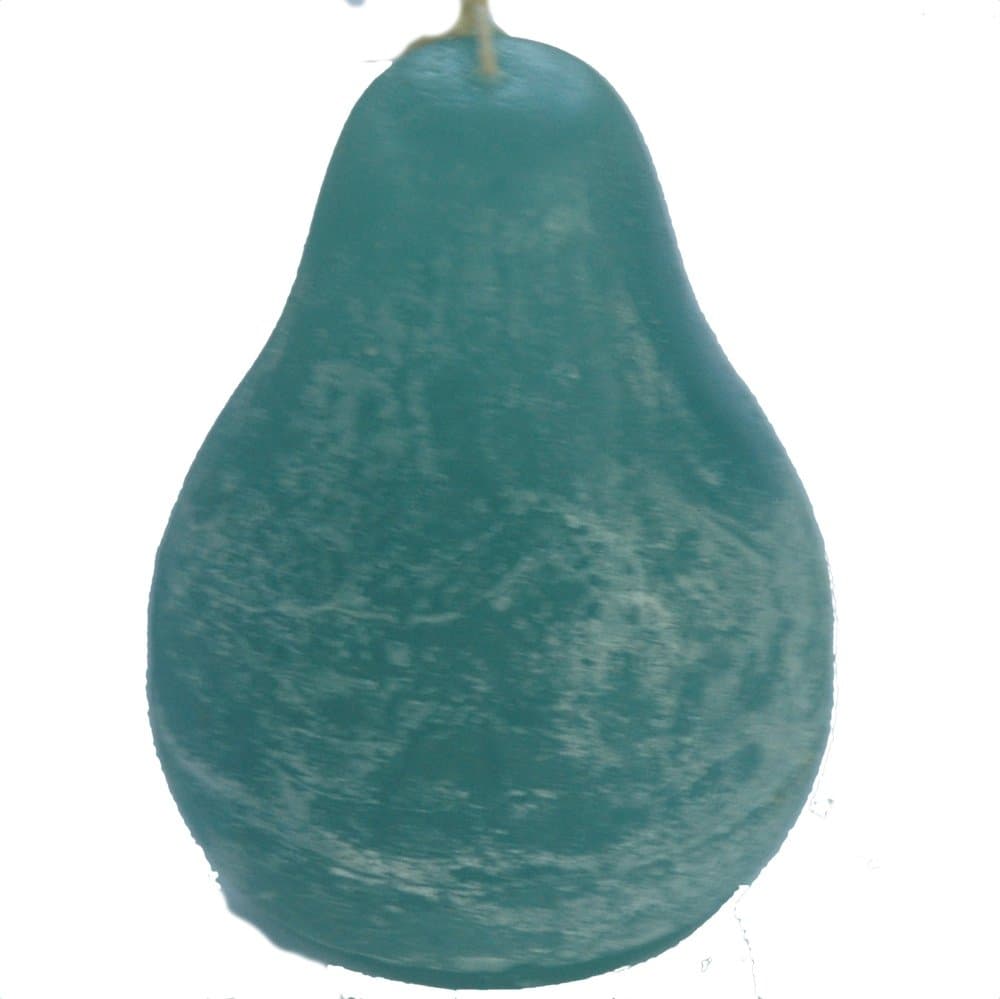 Sea Glass Pear Shaped Timber Candle