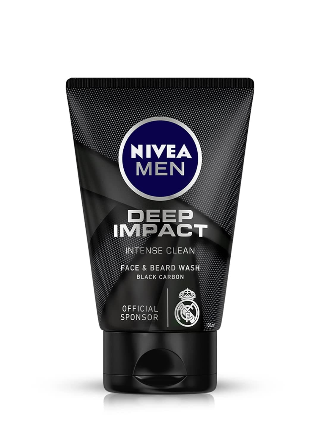 Men Deep Impact Intense Clean Face and Beard Wash - Black Carbon, 100 ml (3.3 oz)
