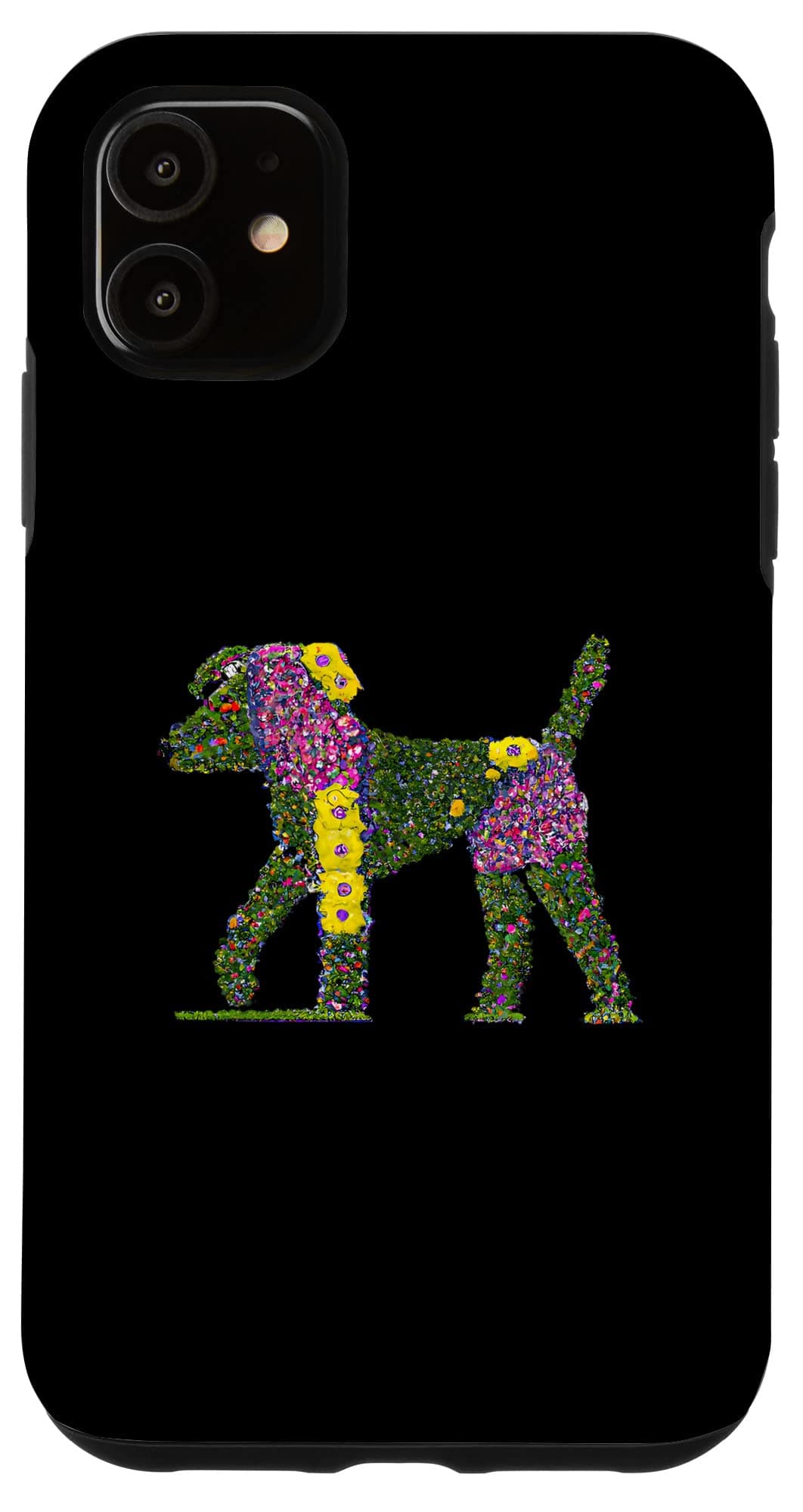 iPhone 11 Blooming Buddy - Floral Dog Case