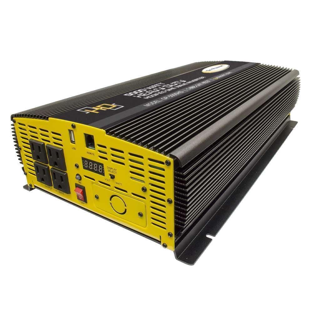 Go Power! GP-5000HD Heavy-Duty Modified Sine Wave Inverter - 5000 Watt / 12V