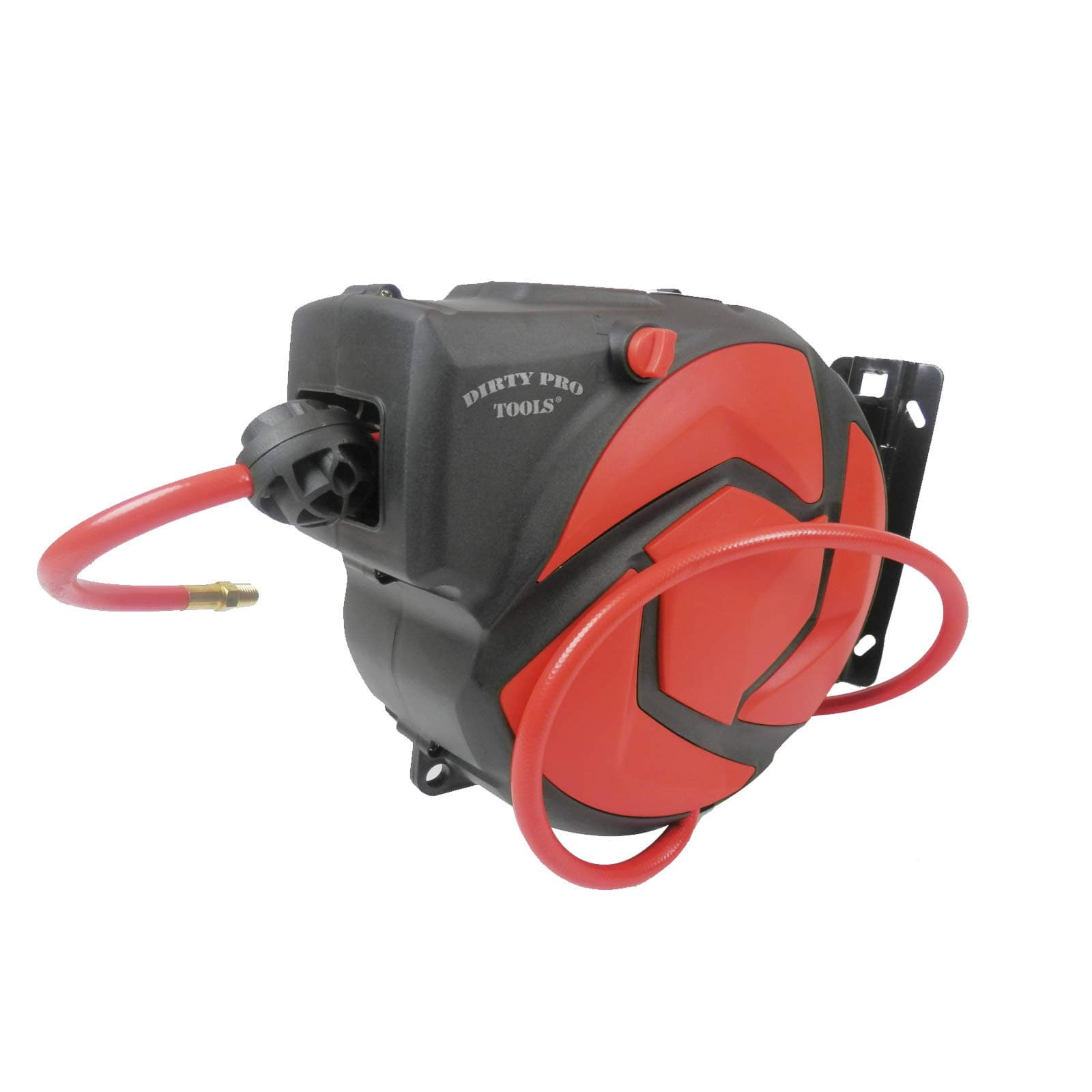 Dirty Pro Tools 30ft 10m Auto Retractable 5/16" Air Line Hose Compressor Hose Reel Wall Mountable