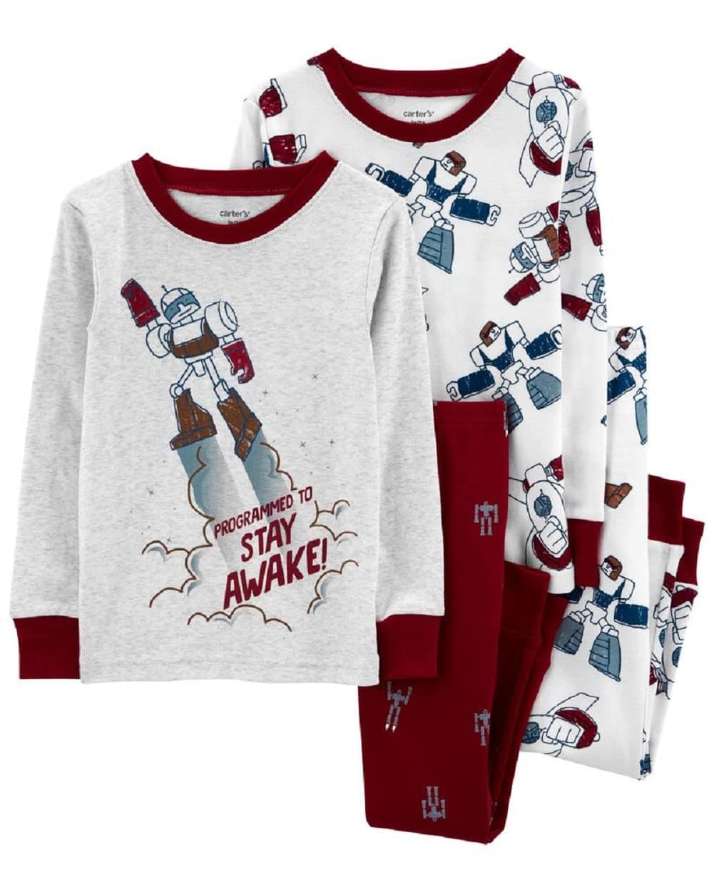 baby-boys 4 Pc Cotton Pajamas