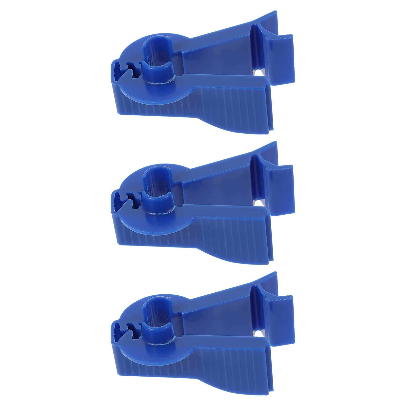 ULTNICE Peritoneal Flow Control Clip 3Pcs Peritoneal Dialysis Tube Clips Catheter Dialysis Tubing Clamps (Blue)