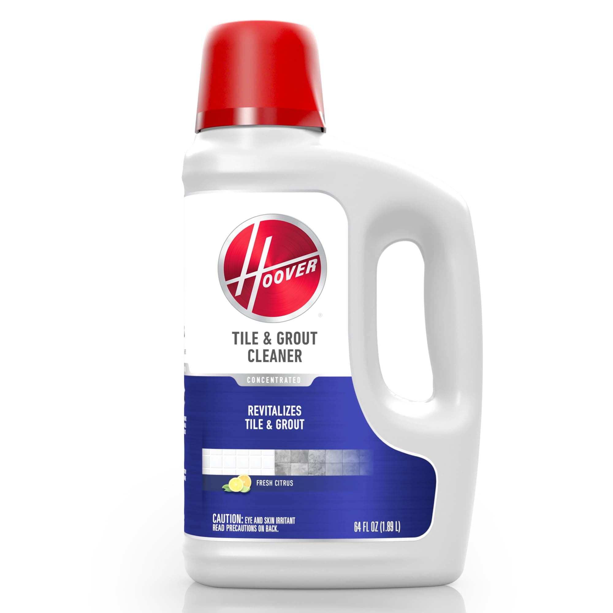 Hoover Tile and Grout Hard Floor Cleaner, Concentrated Cleaning Solution for Hard Floor Machines, 64 oz, Packaging May Vary, AH31452