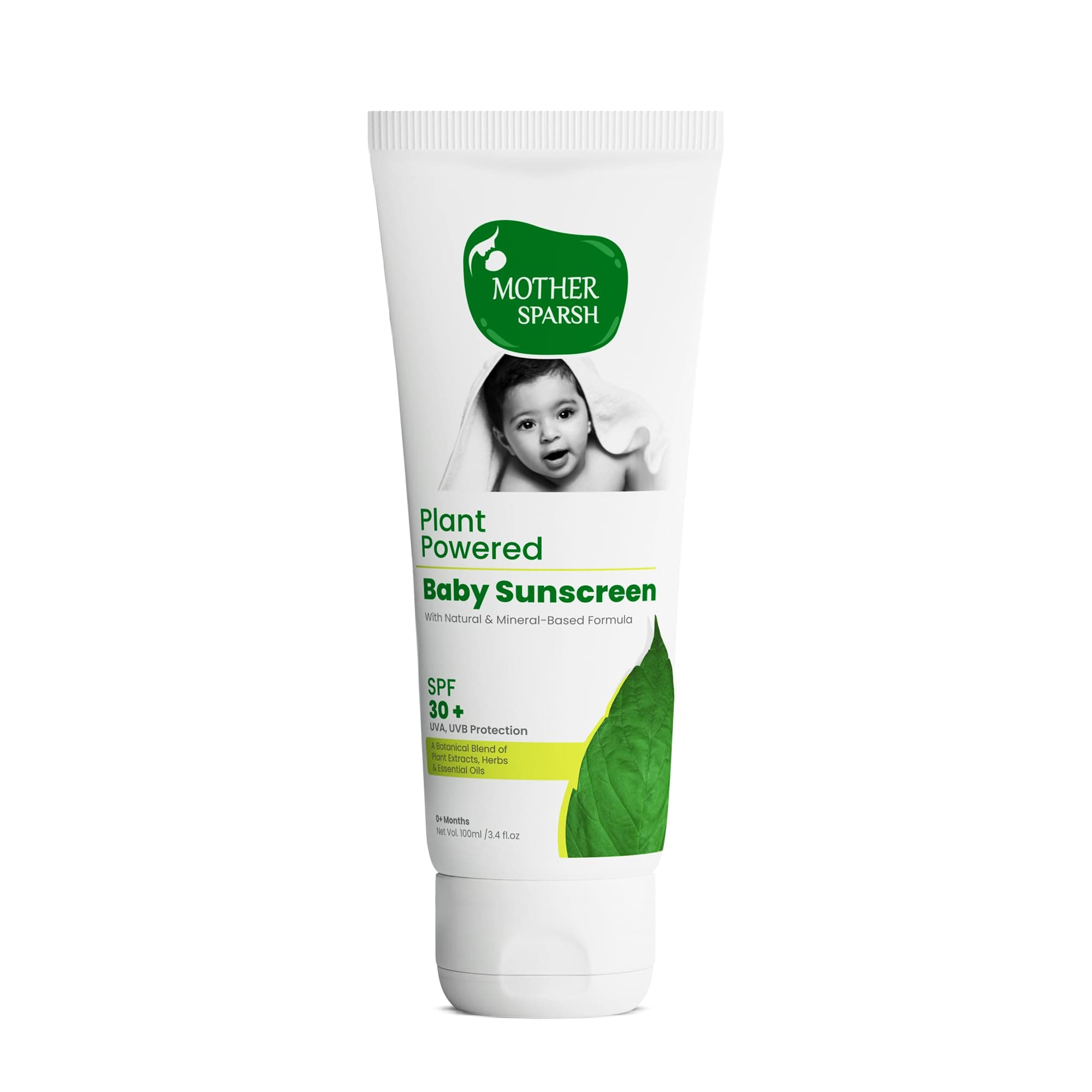 Natural Baby Sunscreen Lotion, 100ml