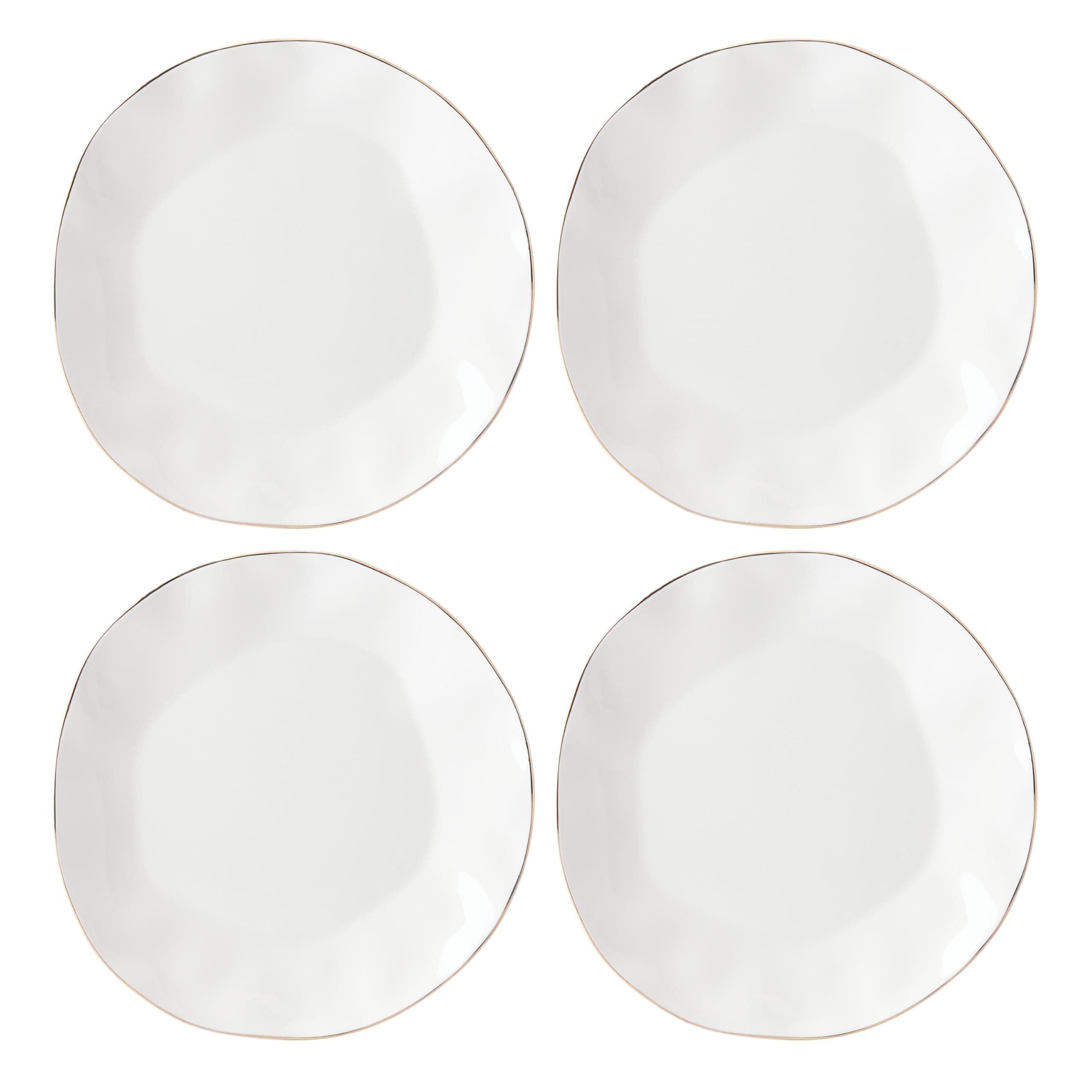 Blue Bay 4-Piece Set Dinner Plates, 6.40 LB