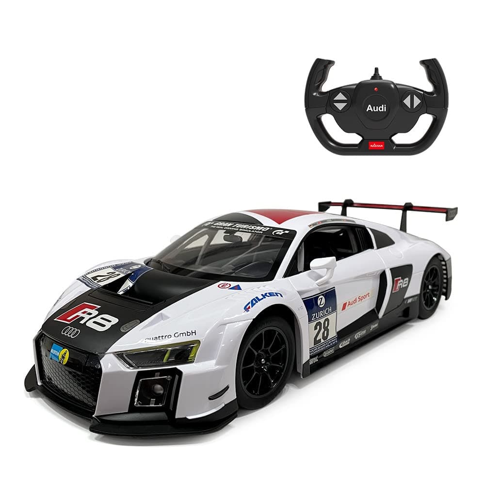 RASTAR Audi RC Car, 1/14 Audi R8 Performance Model Toy Car Sports Racing Remote Control Car for Adults Boys Girls Kids