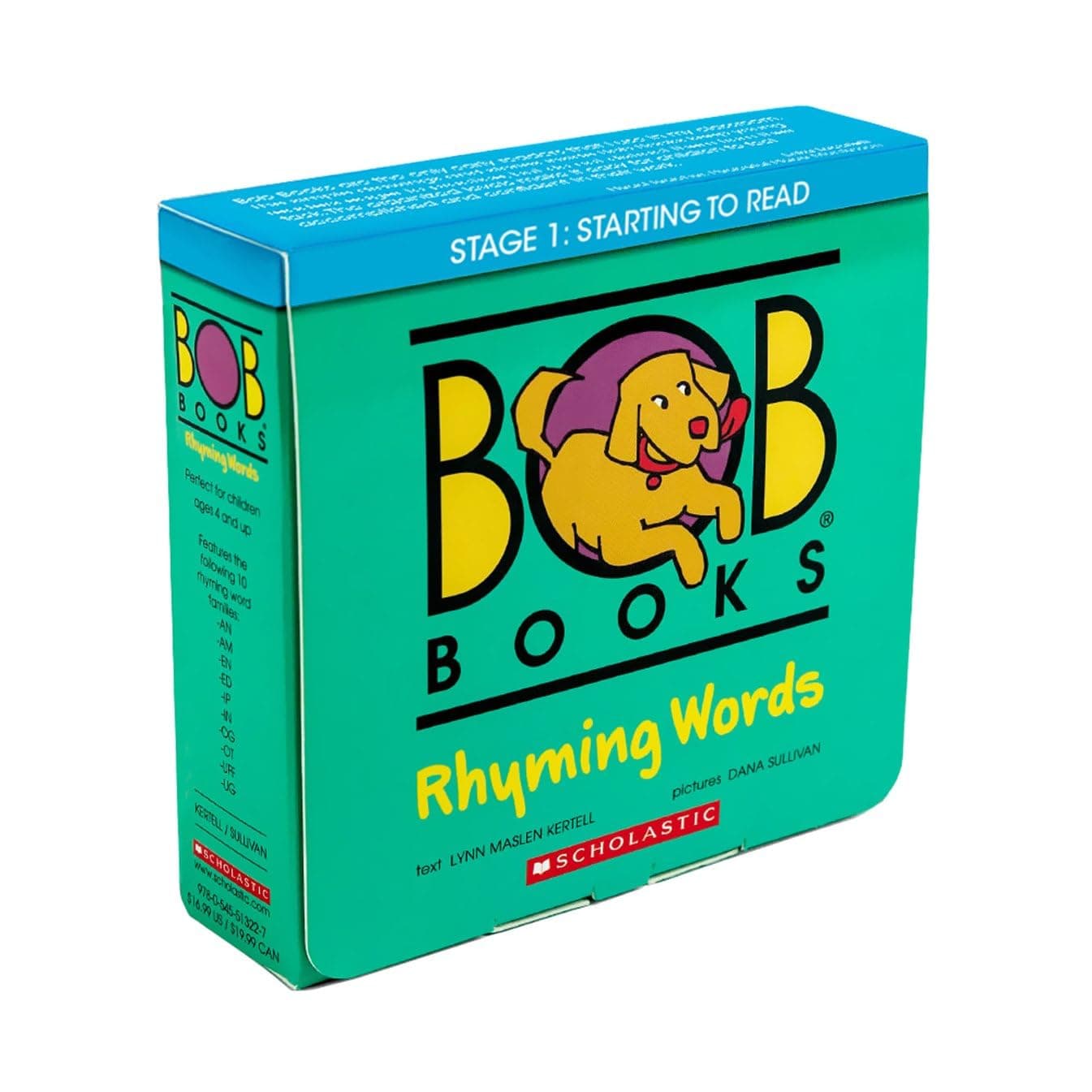 Bob Books - Rhyming Words Box Set Phonics, Ages 4 and Up, Kindergarten, Flashcards (Stage 1: Starting to Read)