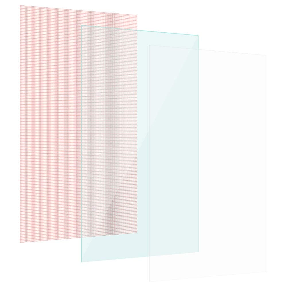 Nauci 2 x Screen Protectors 9.7 - 10.1 Inch Tablet Tempered Glass Screen Protector Universal