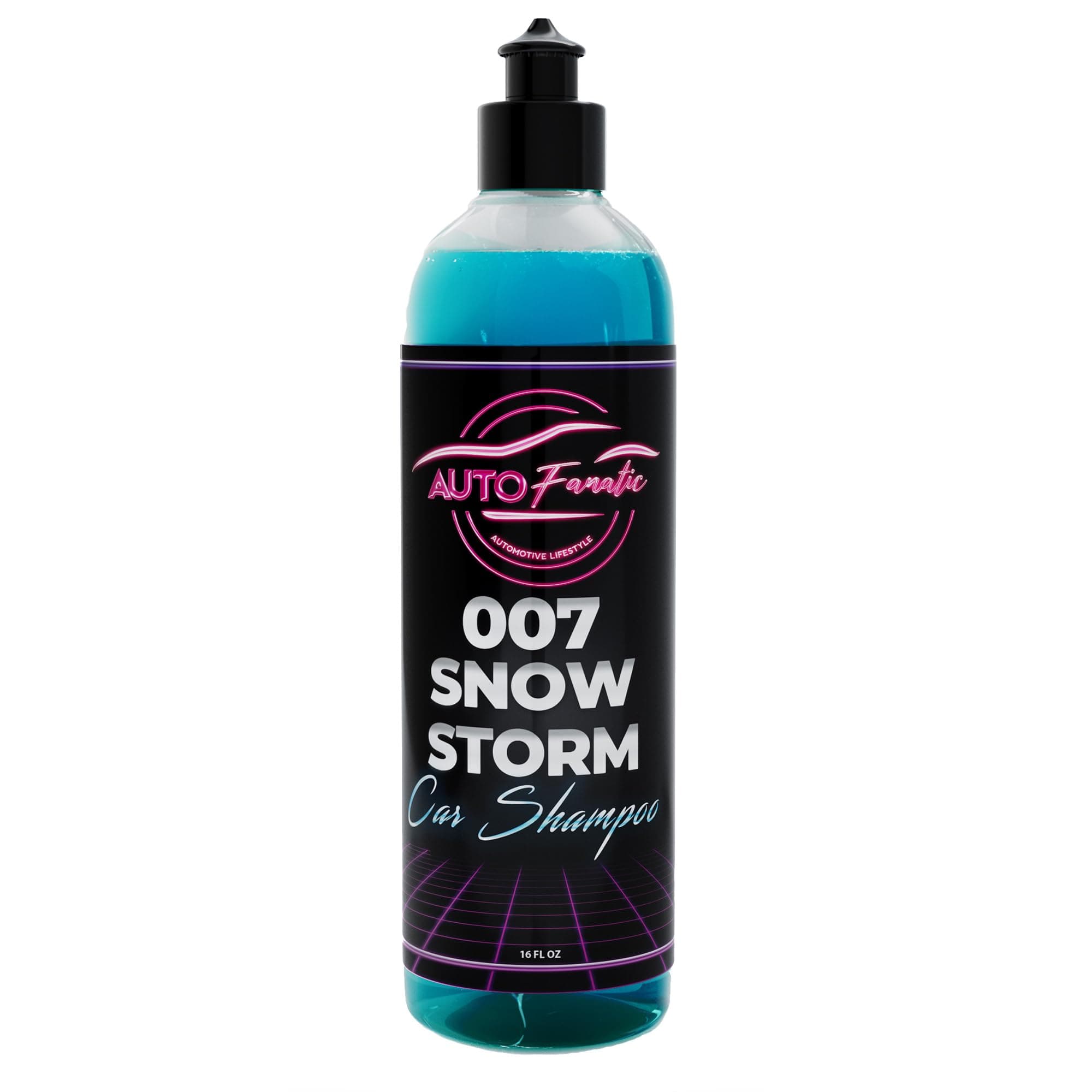 Auto Fanatic 007 Snow Storm CAR Shampoo | pH Neutral Self Cleaning Snow Foam | Intense Gloss & Instant Hydrophobic Water Beading | Touchless Wash Snow Foam | Ceramic Coating Safe