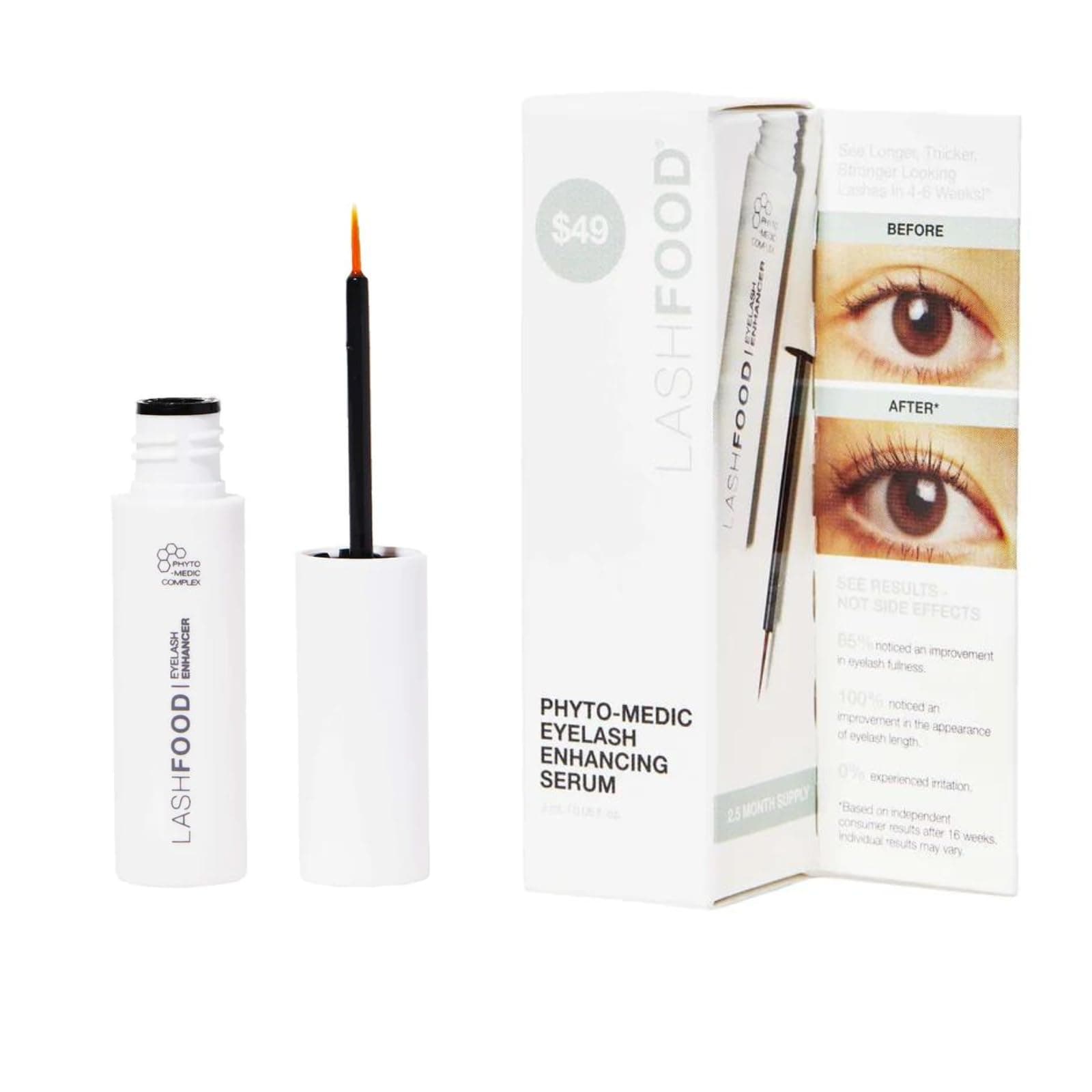 Eyelash Premium Growth Enhancing Serum Phyto-Medic Complex | 2.5 Month Supply Lash Extender Promotes Appearance of Longer, Fuller, & Thicker Eyelashes Advanced Lash Treatment .05oz