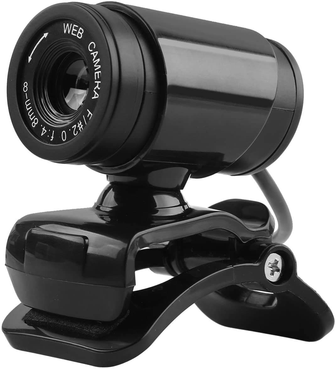 KCatsy USB Video Webcam 5MP 720P HD Video Camera 360°Rotation Adjustable Light Correcting Built-in Microphones Video Camera for Network Teaching Conference